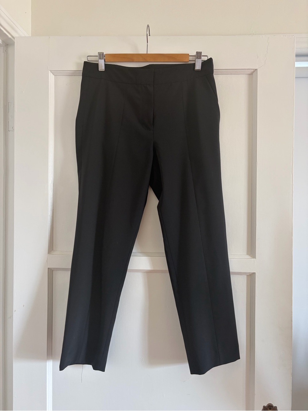 Tibi Black Women's Tailored Straight-Leg Pants